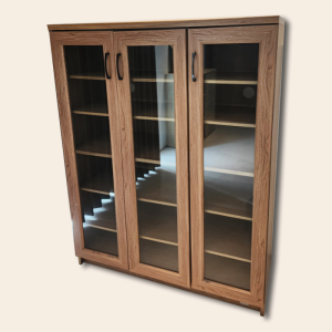 Triple Glass Door Display Cabinet - For Rent