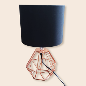 Modern Geometric Table Lamp – For Rent