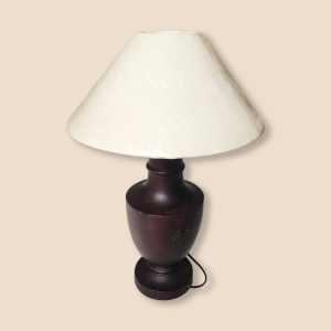 Classic Table Lamp with Fabric Shade – For Rent