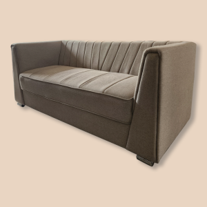 3-Grey Seater Fabric Sofa for Rent – Soft, Spacious, and Relaxed