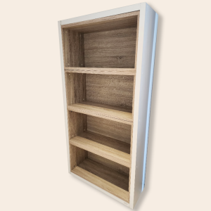 Open Bookshelf with 4 Tiers - For Rent